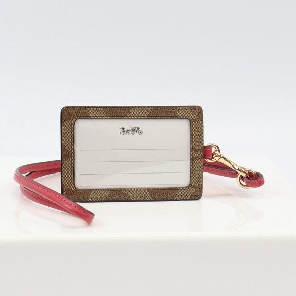 COACH 63274 ID LANYARD IN SIGNATURE CANVAS - Picture 4 of 6